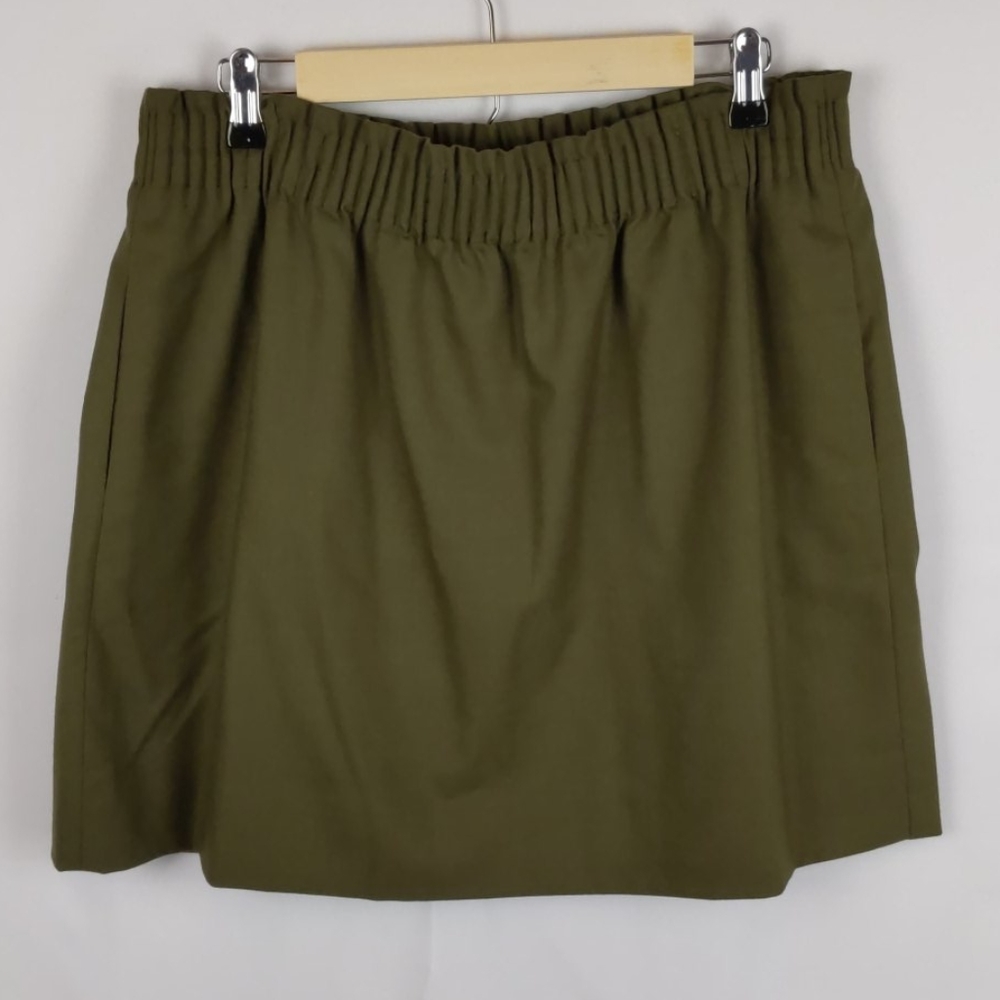 J. Crew Factory Wool Sidewalk In Olive